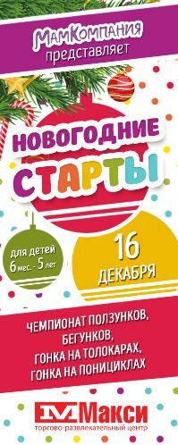 Новогодние старты: чемпионат ползунков, бегунков, гонка на толокарах и пони-циклах в Туле 2018