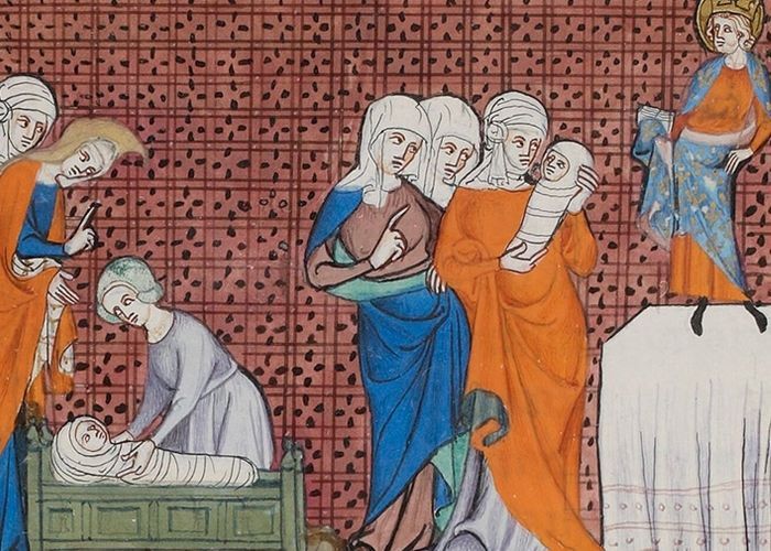 Средневековый уход за детьми
