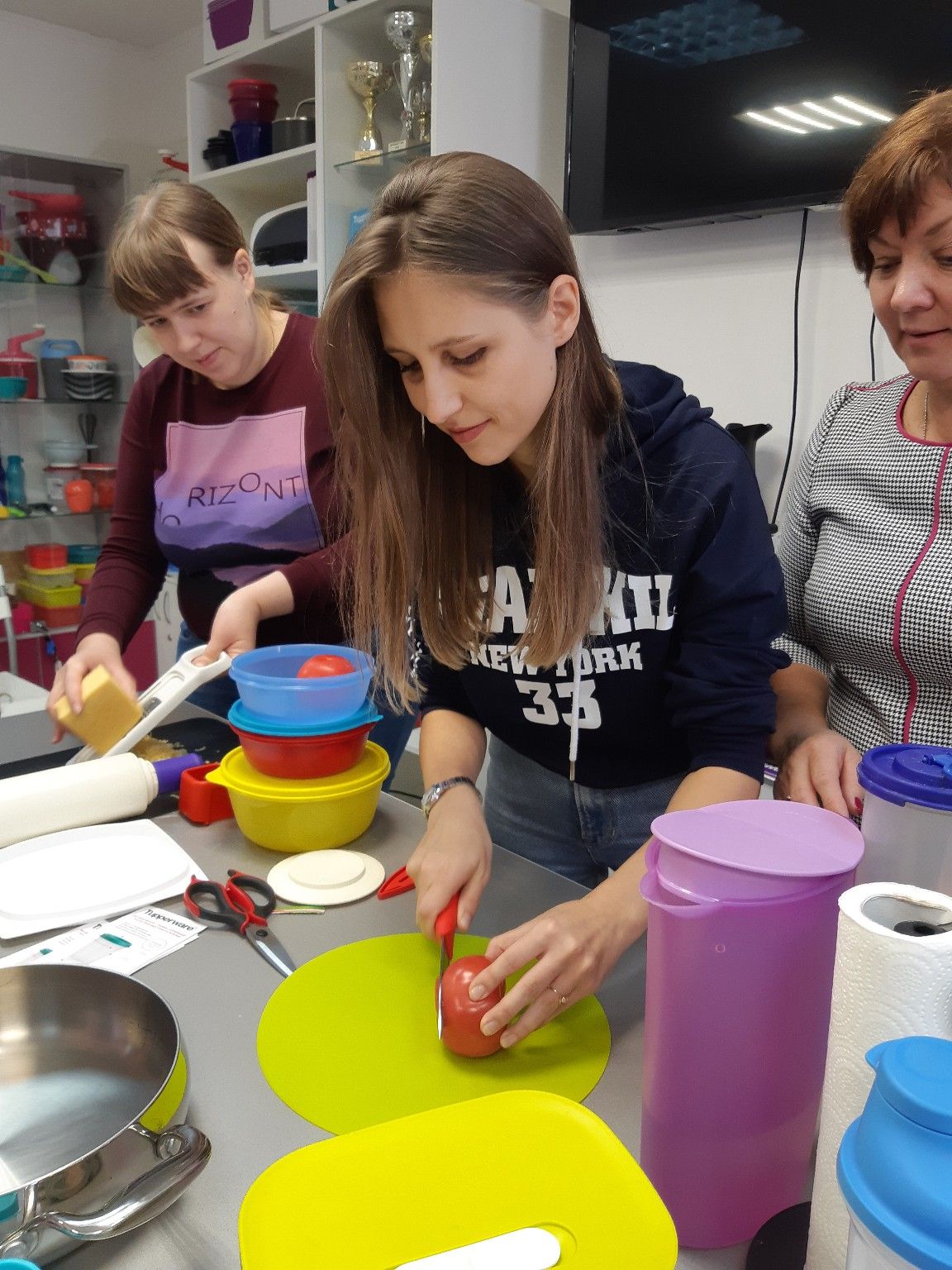 Кулинарный мастеркласс  для тульских мам в компании Tupperware﻿