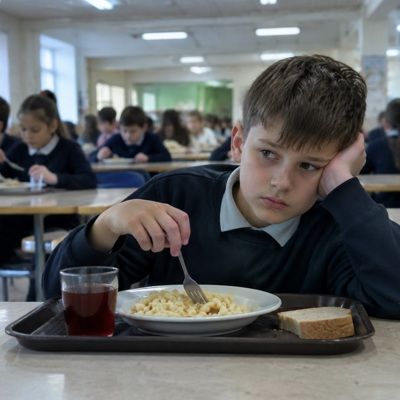 Почему российские школьники отказываются от еды в столовых