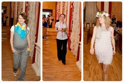 Показ одежды для беременных на МамФестивале