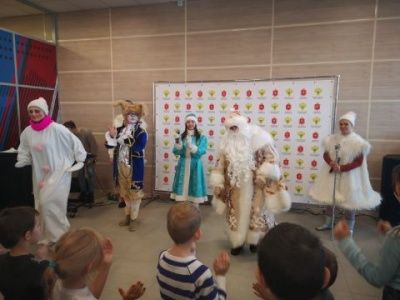 Открытие "Новогодних ёлок" в тульских парках 