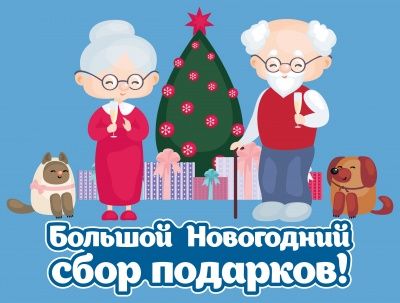 Стартует сбор новогодних подарков и полезностей для одиноких бабушек и дедушек из домов престарелых
