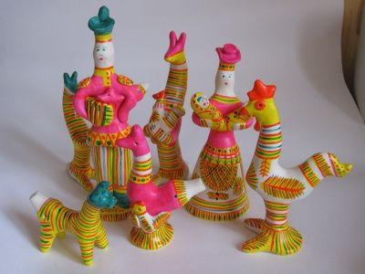 Мастер-класс по филимоновской игрушке